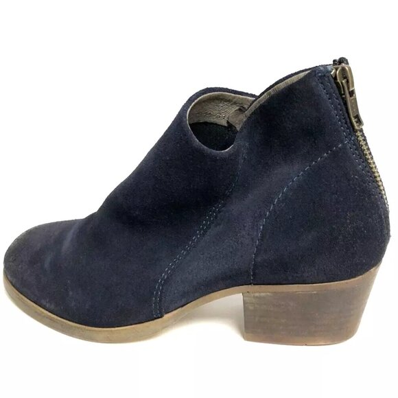 H By Hudson Apisi Womens Bootie Navy 5 M - Picture 1 of 6